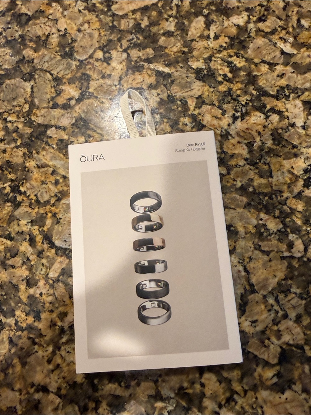 Oura Sizing Kit Rings in Silver and Black